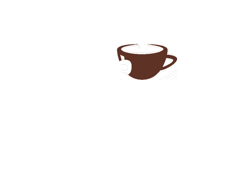 Red Cat Coffee Logo White Brown Mug