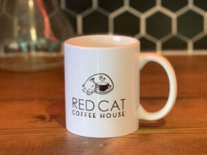 Red Cat Ceramic Coffee Mug